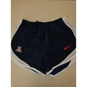 Nike Arizona Wildcats Womens Tempo Running Shorts Navy Blue Size Medium